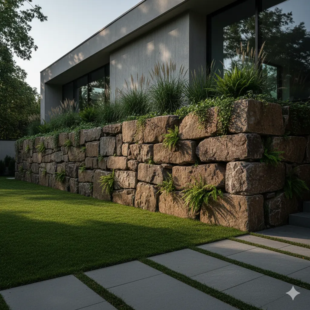 Enrochements paysagers