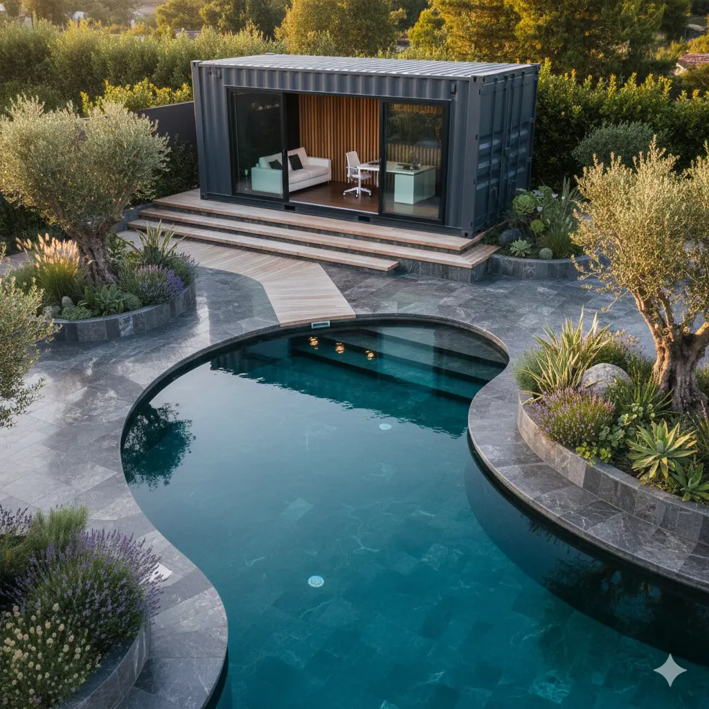 Piscine sur mesure architecturale